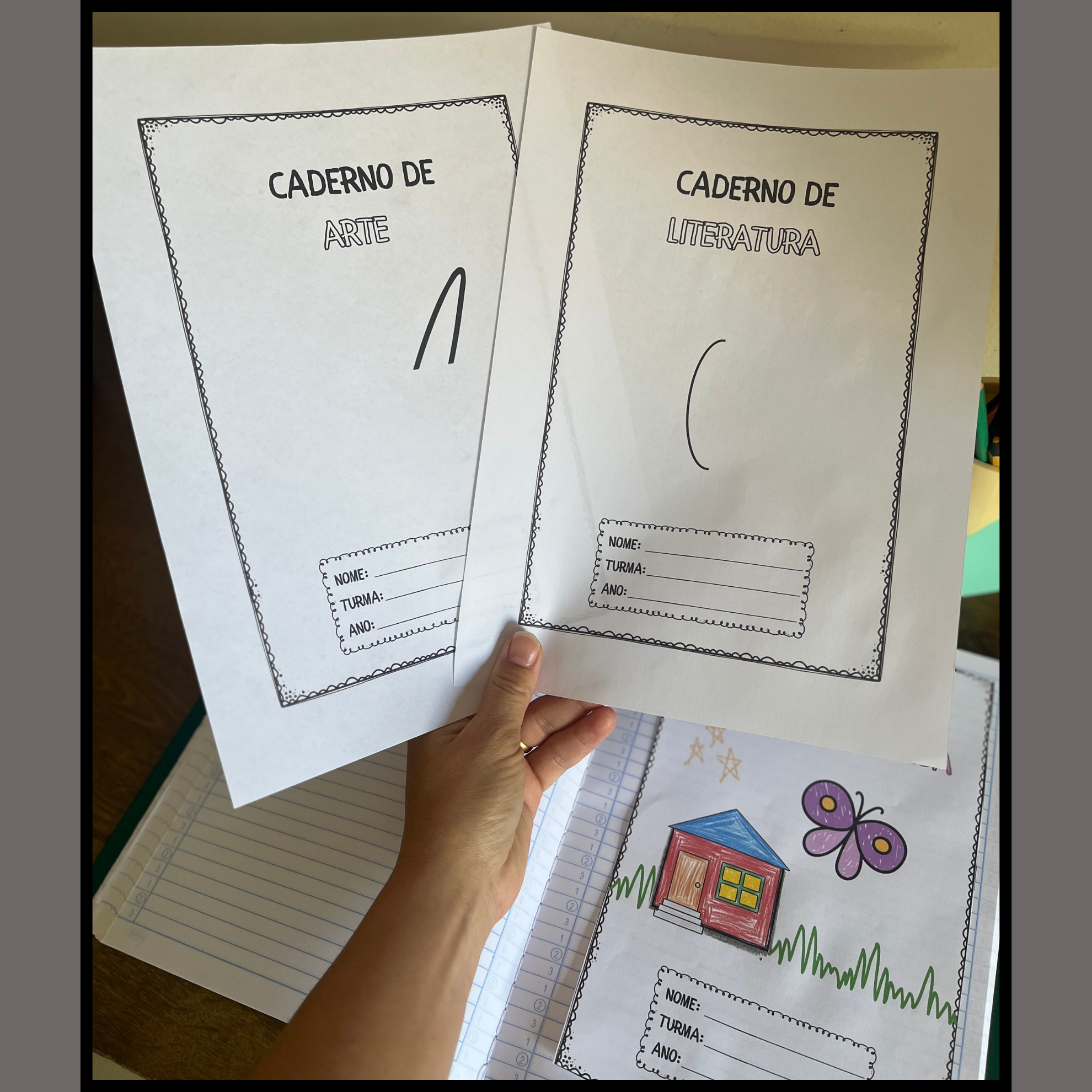 Capas para caderno - Imagem 3